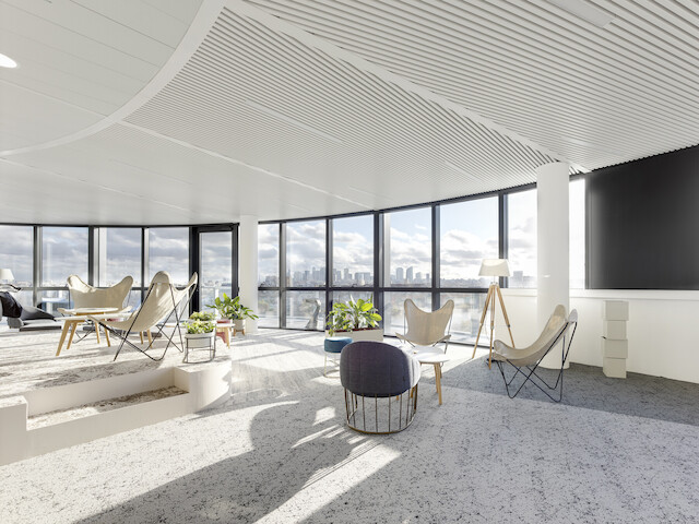 default default, Plafond rafraichissant SAPP - Bâtiment neuf de 33 800 m².